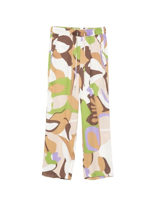 Pantalone donna Emme Marella infilato fantasia sabbia EMME Marella | OSSO001